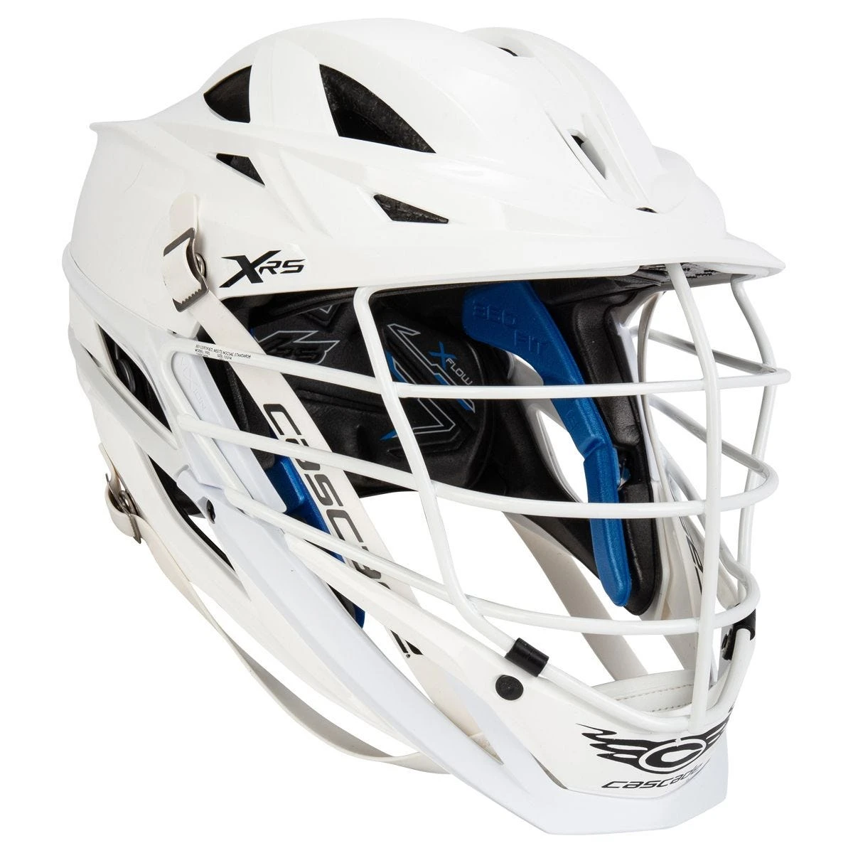 Cascade XRS White Helmet Pearl White Cage 9 Cascade XRS White Helmet Pearl White Cage - Image 7