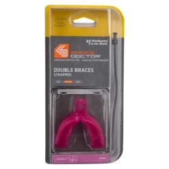 Shock Doctor Double Braces W/Strap Mouthguard -Hockey Sale Store 733313014296