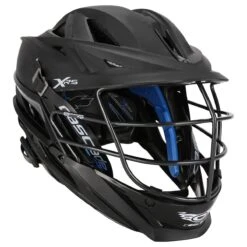Cascade XRS Youth Matte Black Lacrosse Helmet Black Cage -Hockey Sale Store 847734649927