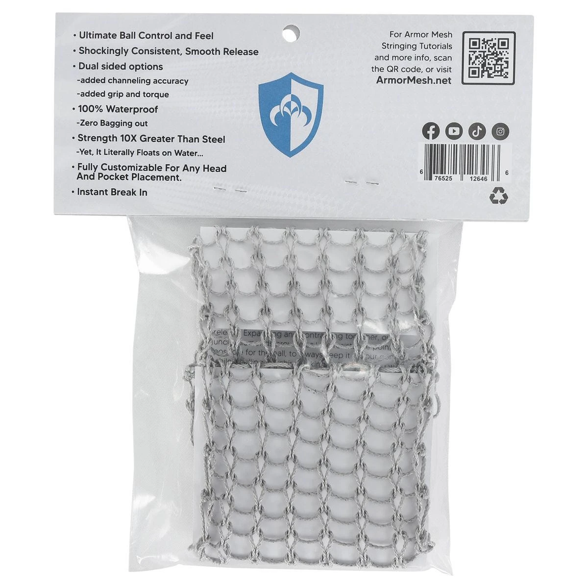 Armor Mesh Spyder Lacrosse Mesh 4 Armor Mesh Spyder Lacrosse Mesh - Image 2