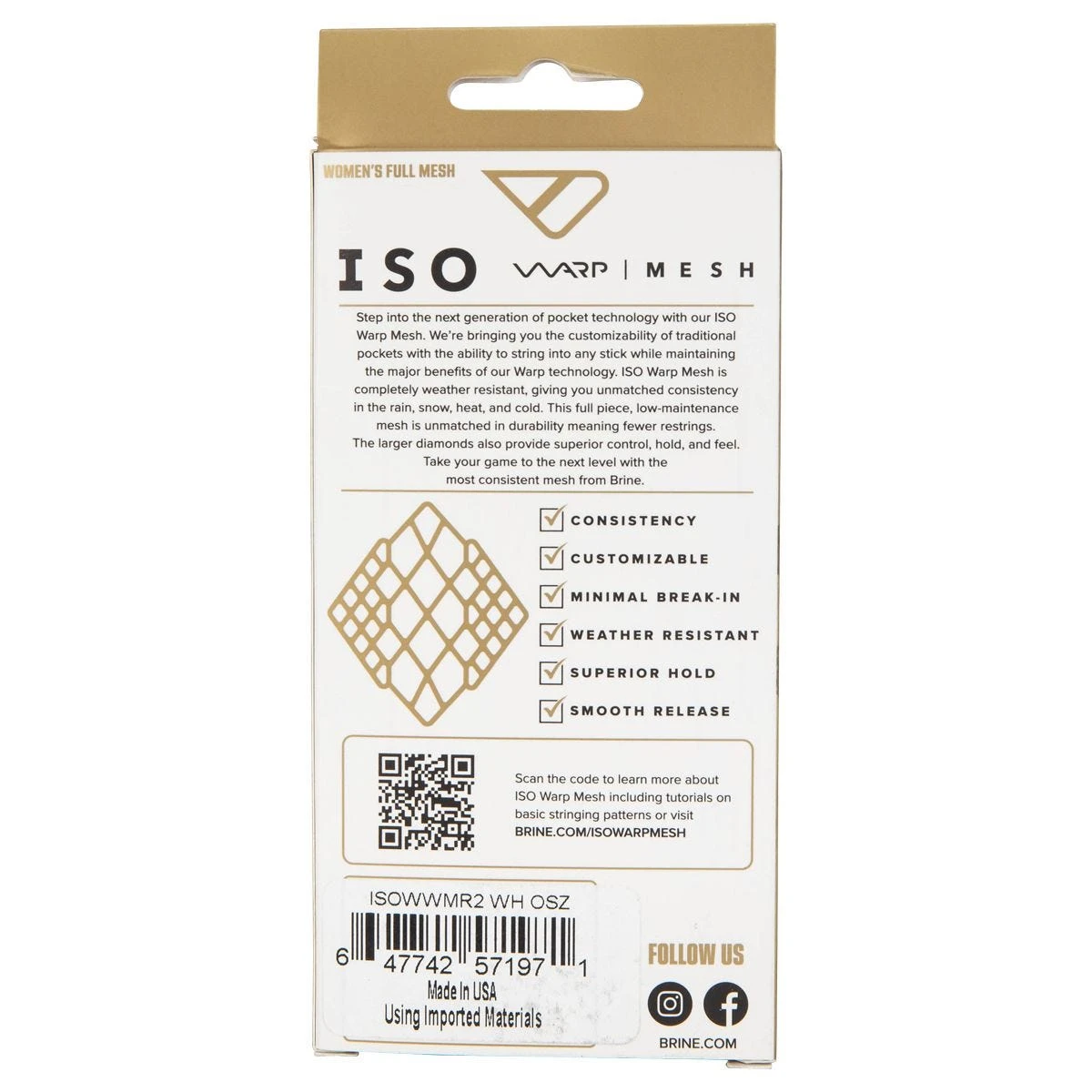 Brine Women's ISO Warp Runner Mesh 4 Brine Women's ISO Warp Runner Mesh - Image 2