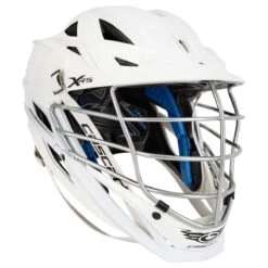 Cascade XRS White Helmet Chrome Cage