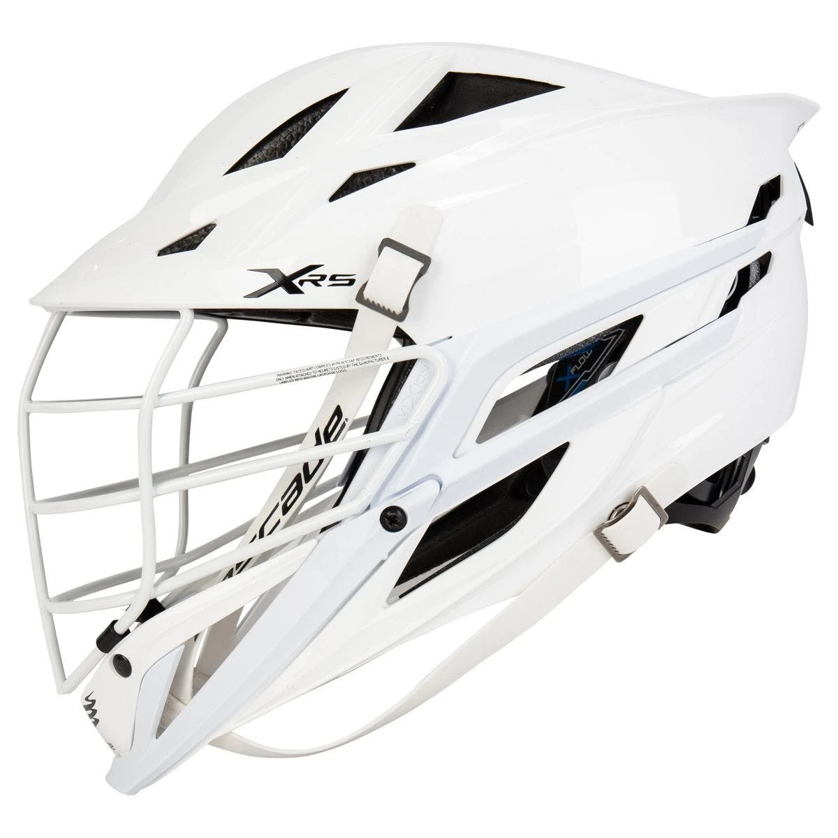 Cascade XRS White Helmet Pearl White Cage 4 Cascade XRS White Helmet Pearl White Cage - Image 2