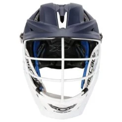 Cascade XRS Youth Matte Navy Lacrosse Helmet White Cage -Hockey Sale Store cascade lacrosse helmet xrs youth matte navy white inset2