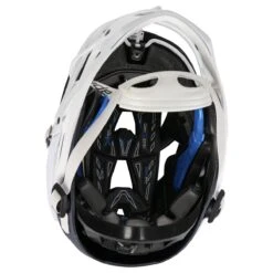 Cascade XRS Youth Matte Navy Lacrosse Helmet White Cage -Hockey Sale Store cascade lacrosse helmet xrs youth matte navy white inset4